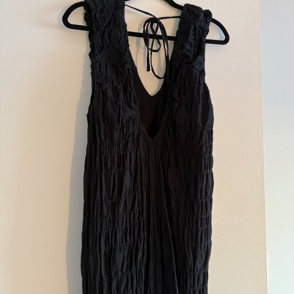 Free People Agatha Sleeveless Midi Dress, Black, size XS - Picture 3 of 5
